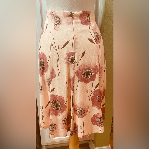 NWT MOSCHINO Cheap And Chic 2pc Jacket Skirt Suit Peach Pink Floral 44/10 - Picture 7 of 9